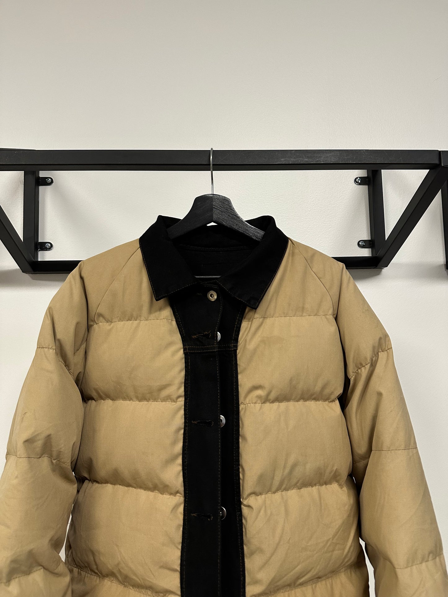 Reversible Down Trucker Jacket Large