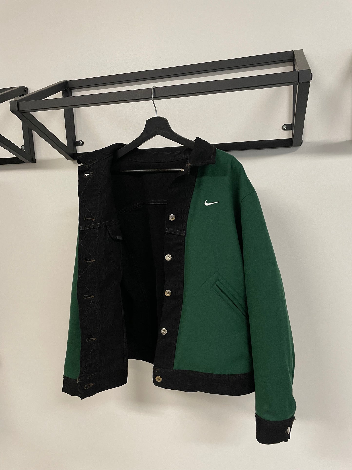 Reversible Nike Varsity Trucker Jacket Large