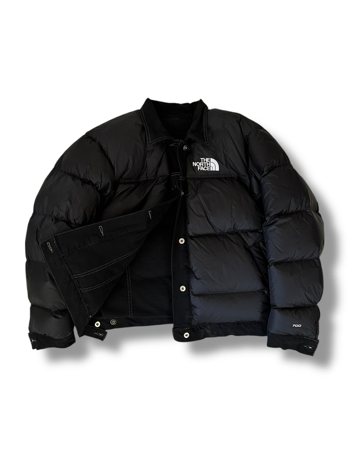 Reversible 1996 Retro Nuptse Trucker Jacket - (XXL)