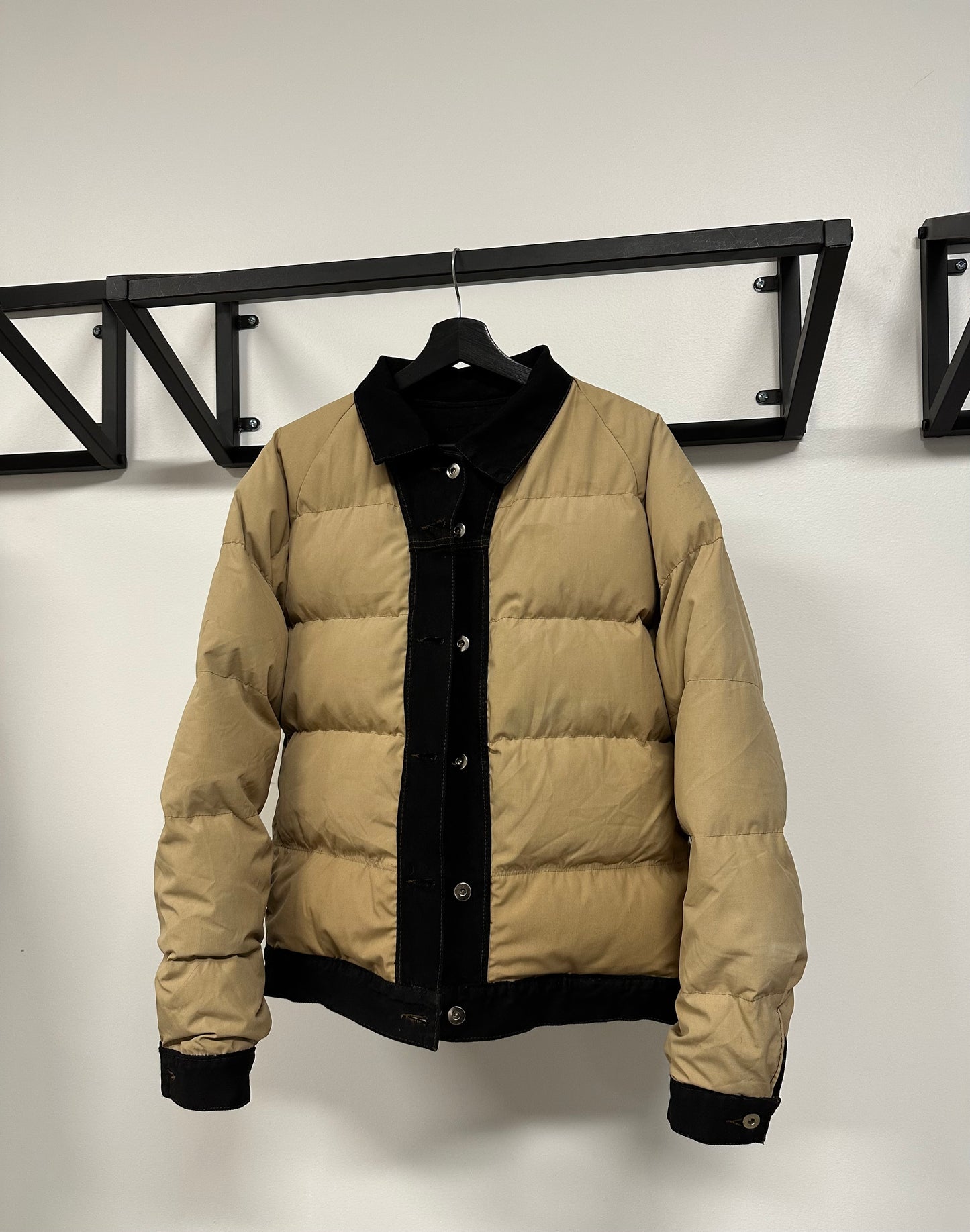 Reversible Down Trucker Jacket Large