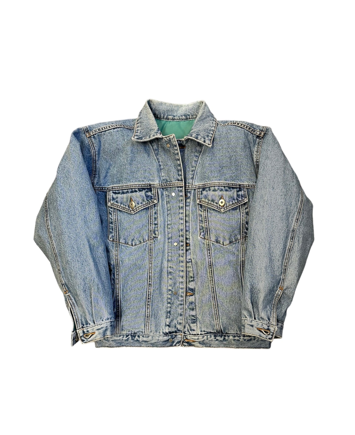 Reversible Down Trucker Jacket Small