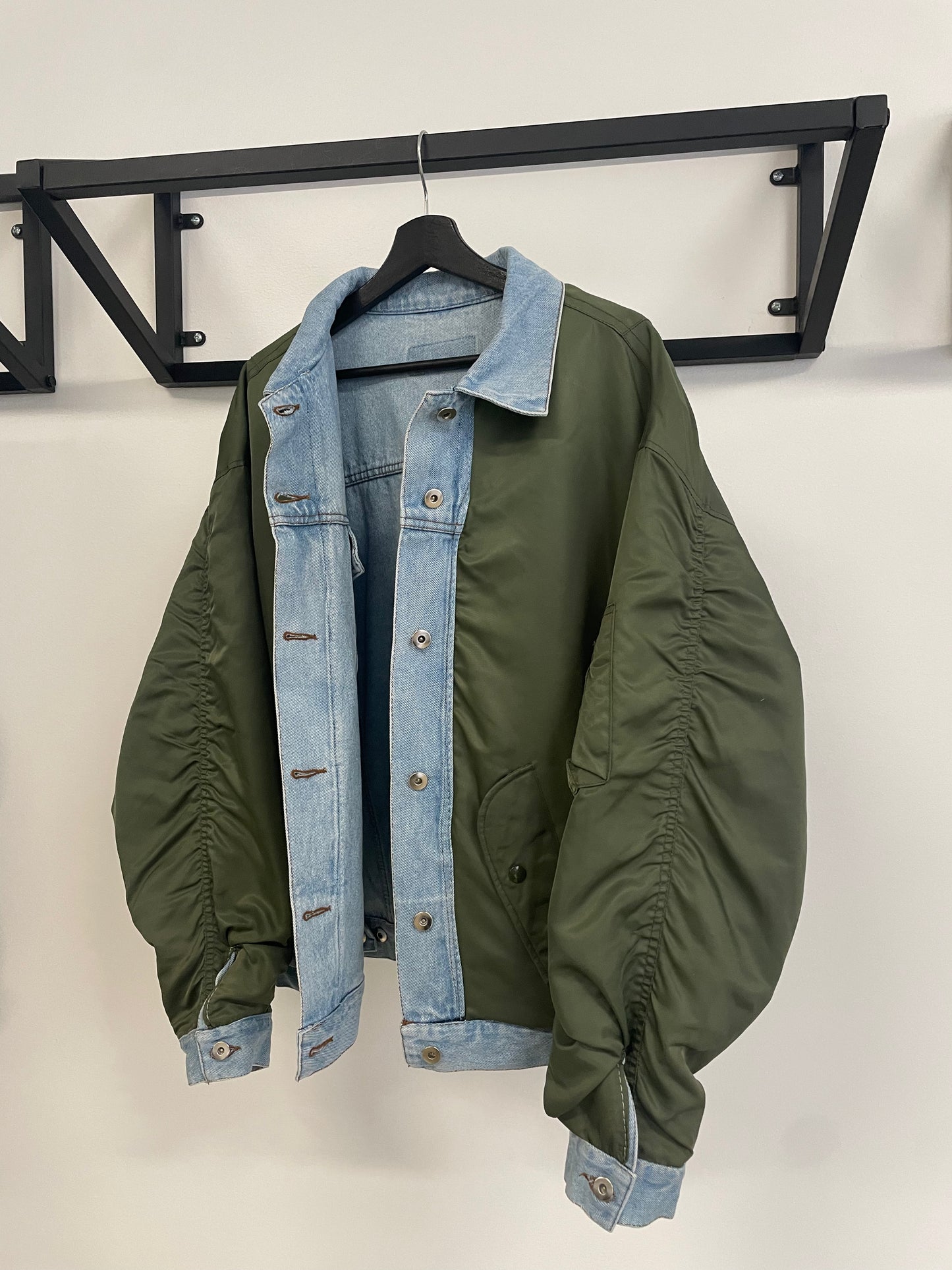 Reversible MA-1 Bomber Trucker Jacket XL