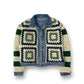 Reversible Crochet Trucker Jacket Medium