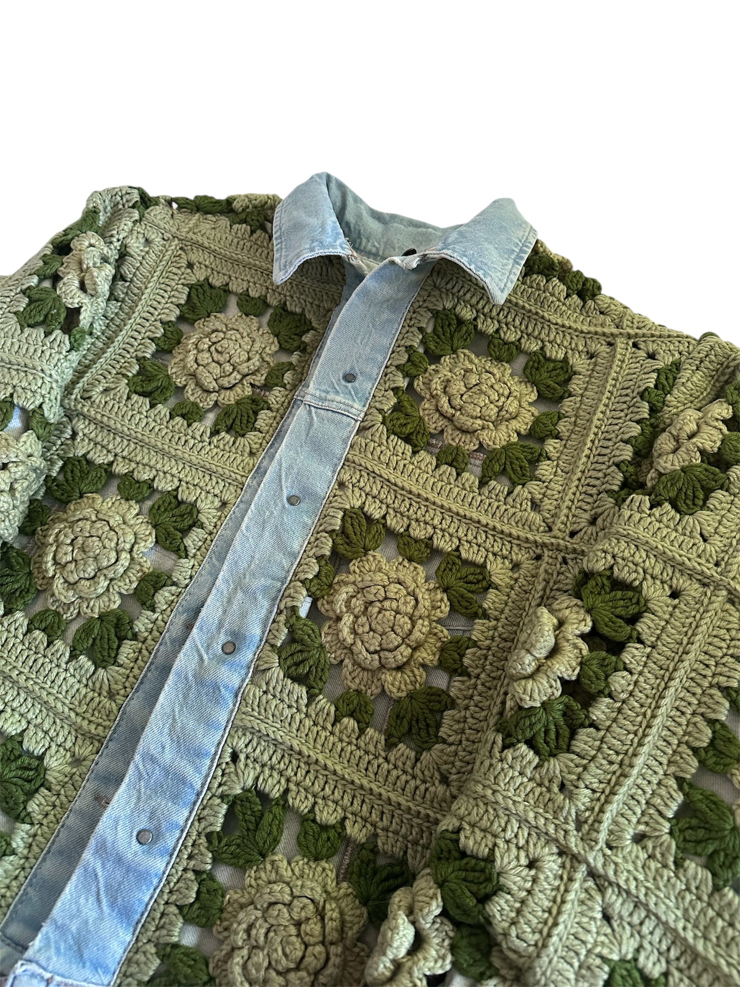 Reversible Crochet Trucker - (Large)