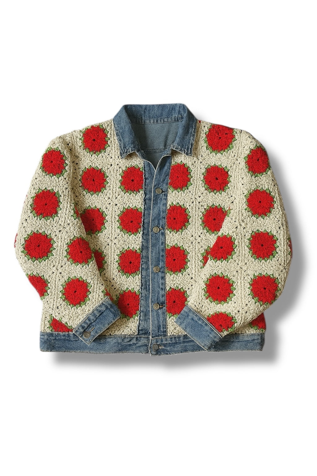 Reversible Crochet Trucker - (Small - XL)