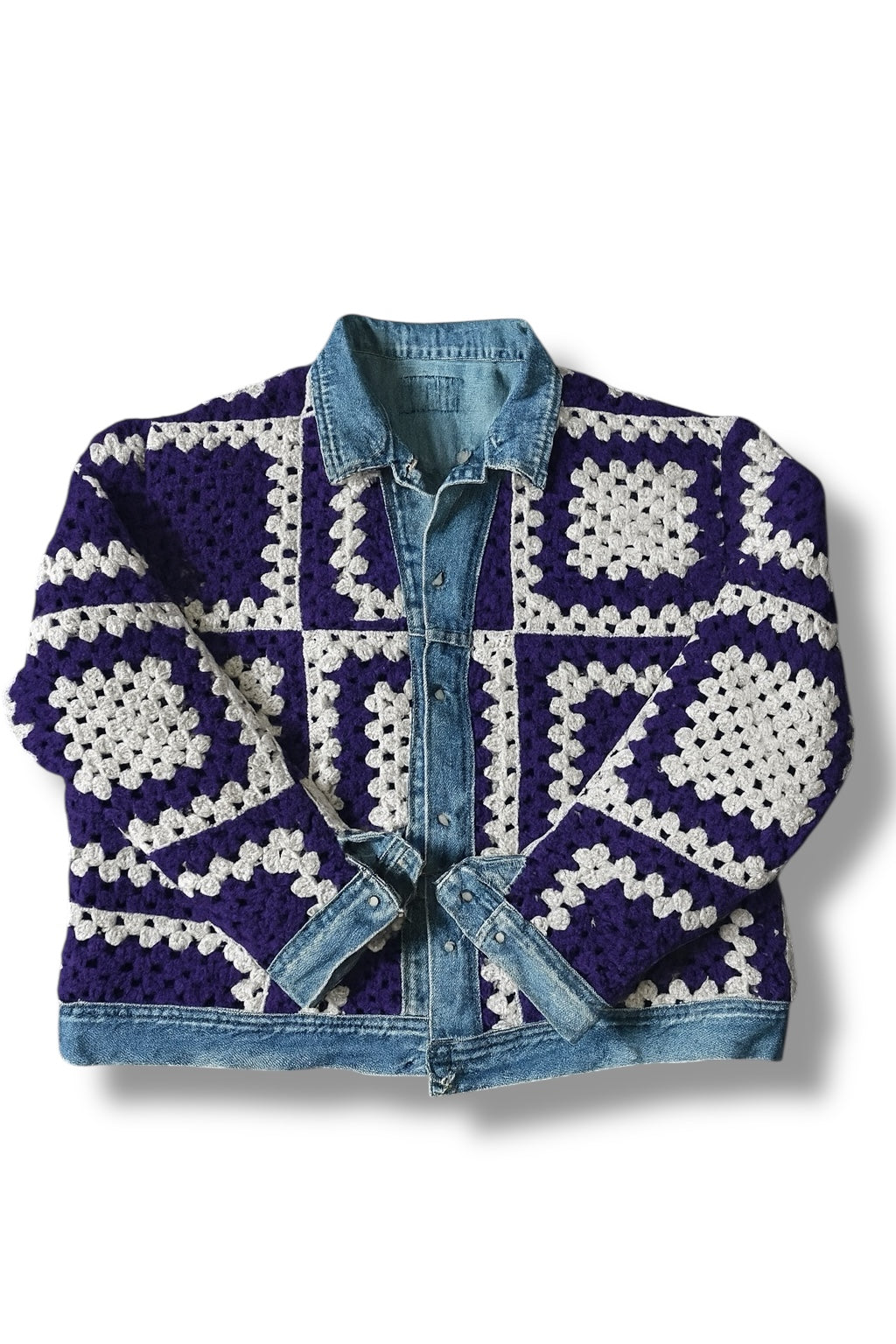 Reversible Crochet Trucker - (Small - XL)