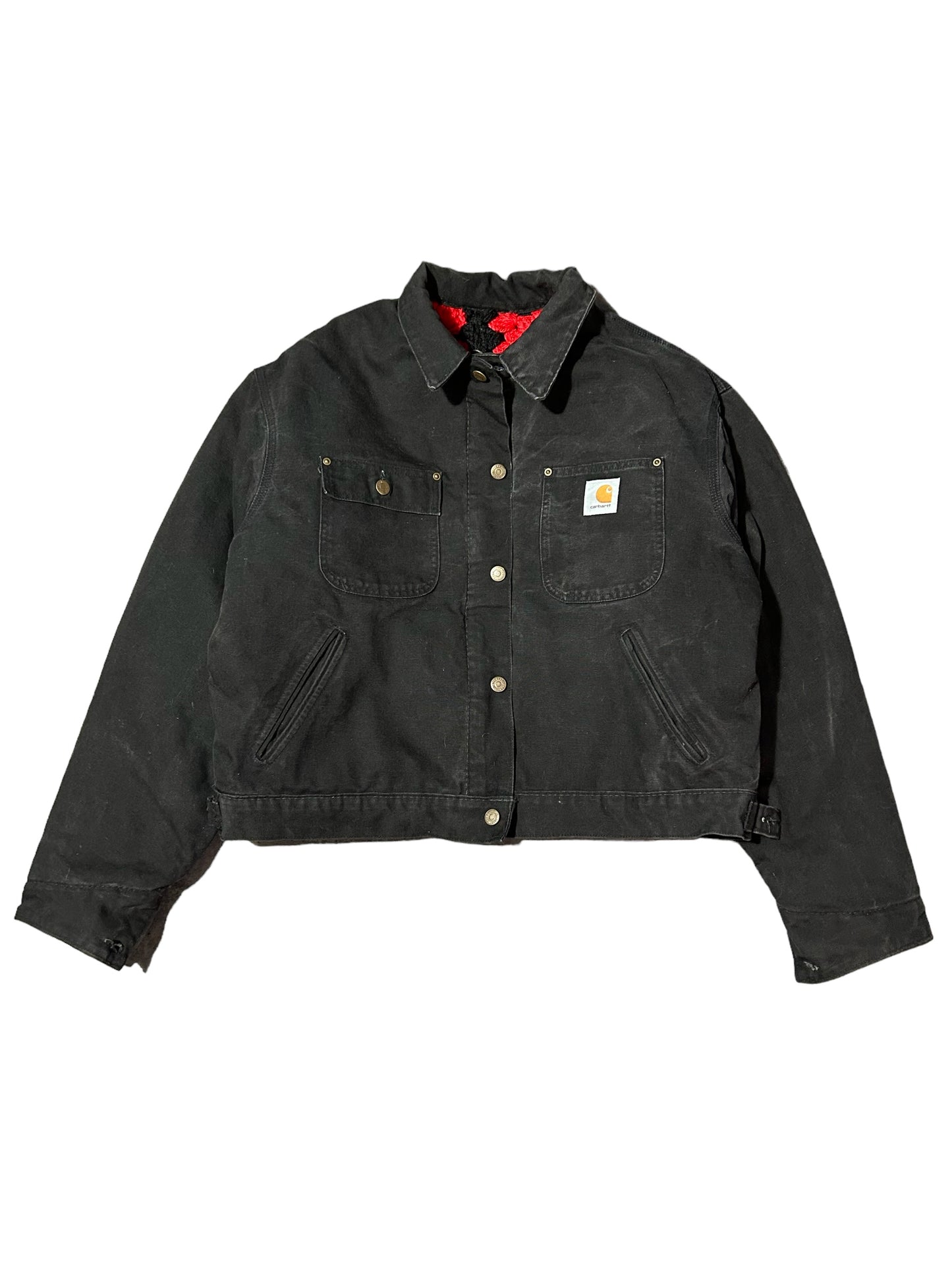 Reversible Crochet Carhartt Trucker Jacket XL