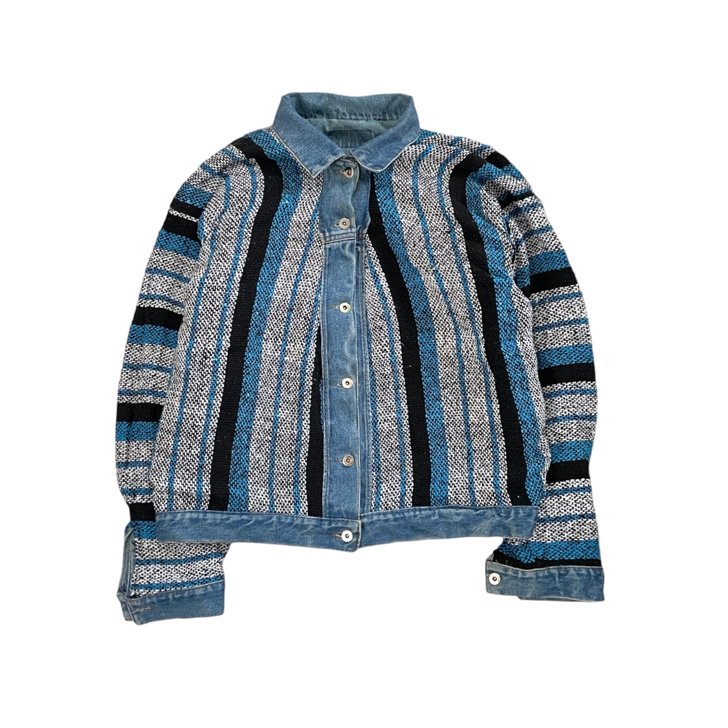 Reversible Poncho Trucker Jacket Large