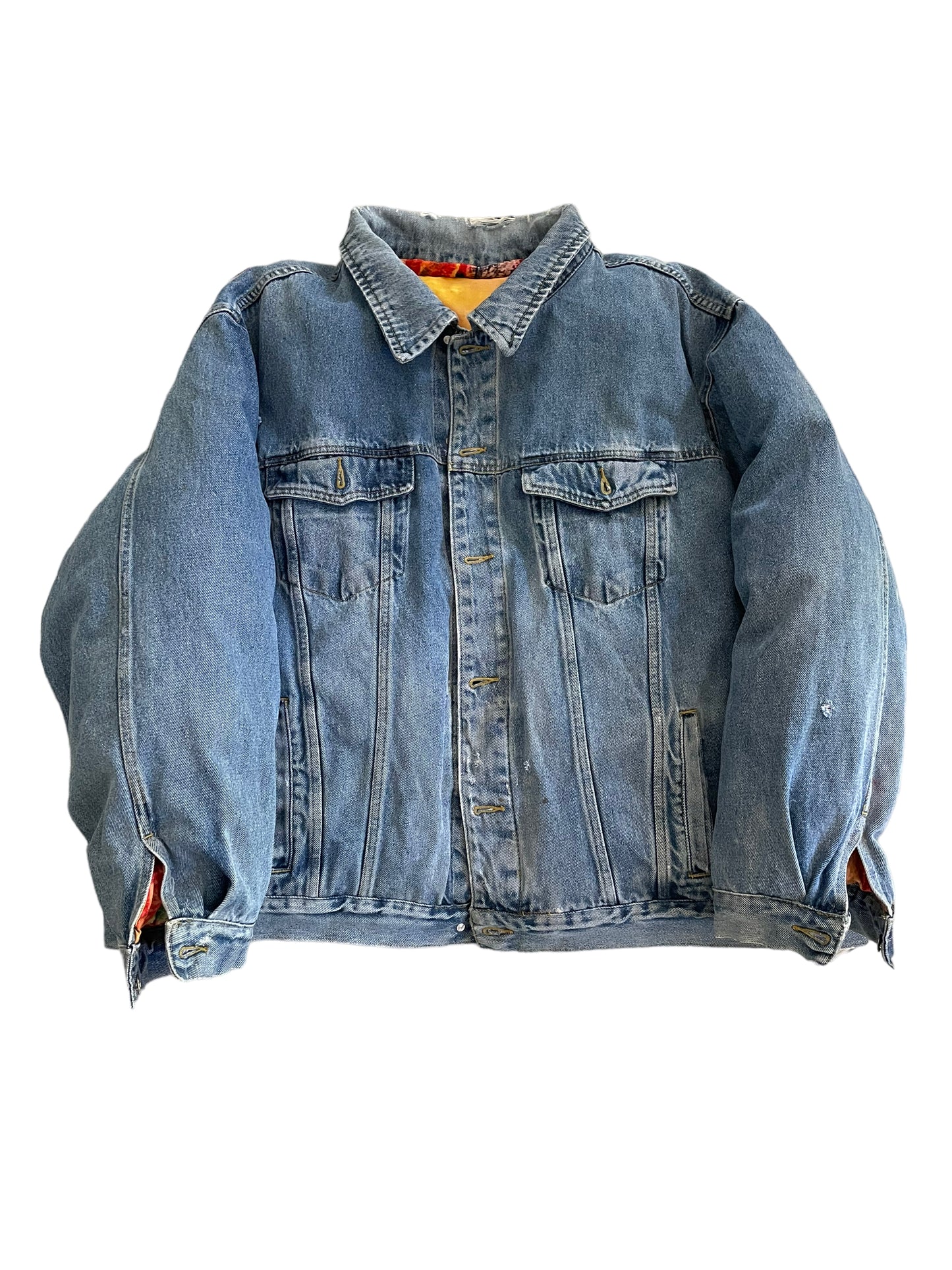 Reversible Kid Super down trucker jacket XXL