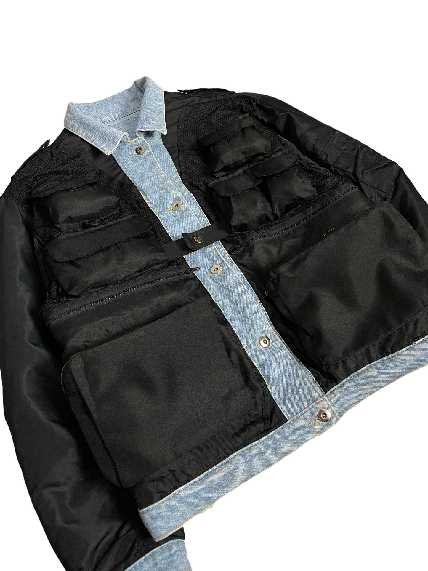 Reversible Utility MA-1 Trucker Jacket Medium