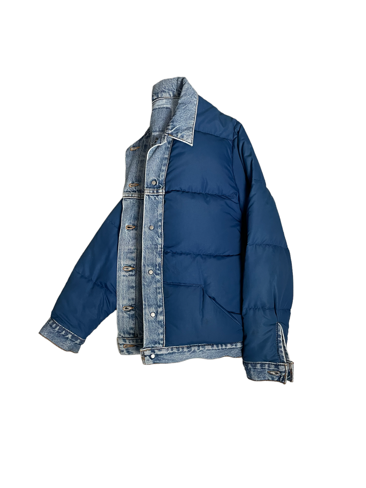 Reversible Northface trucker jacket Small