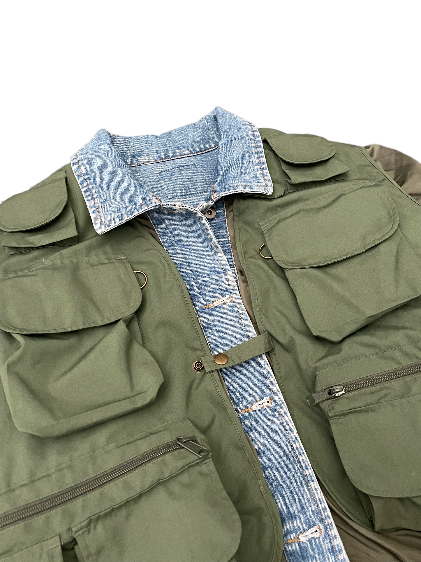 Reversible utility MA-1 bomber jacket Large