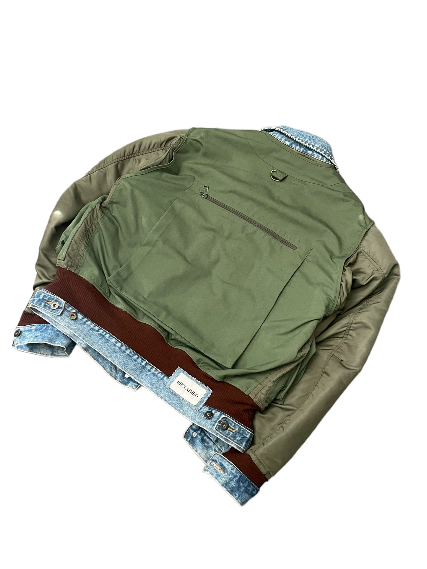 Reversible utility MA-1 bomber jacket Large