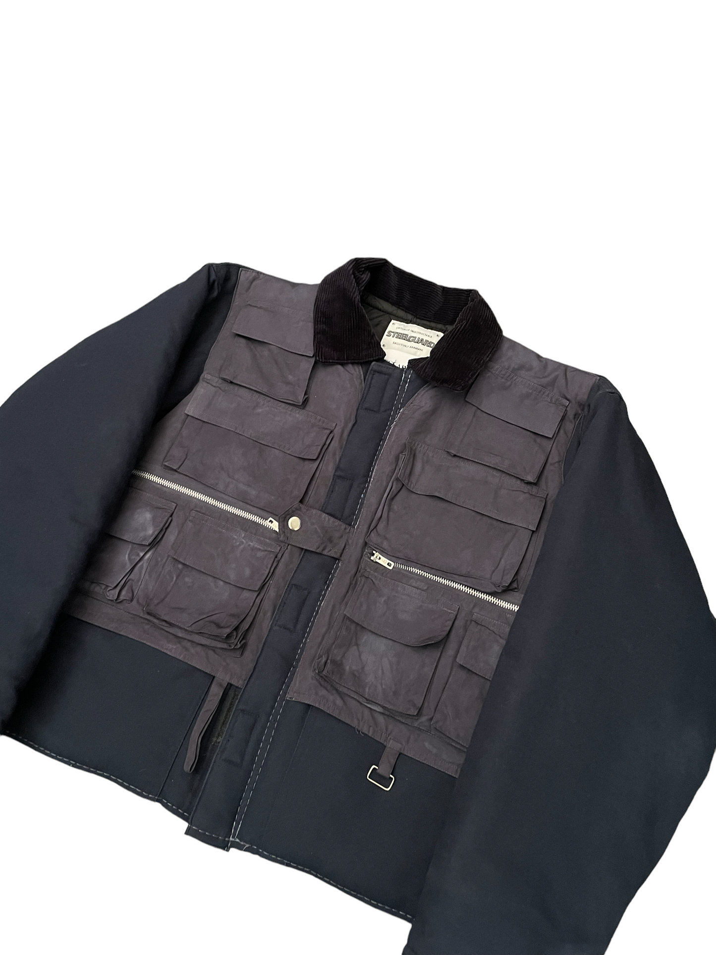 Utility cropped jacket Large