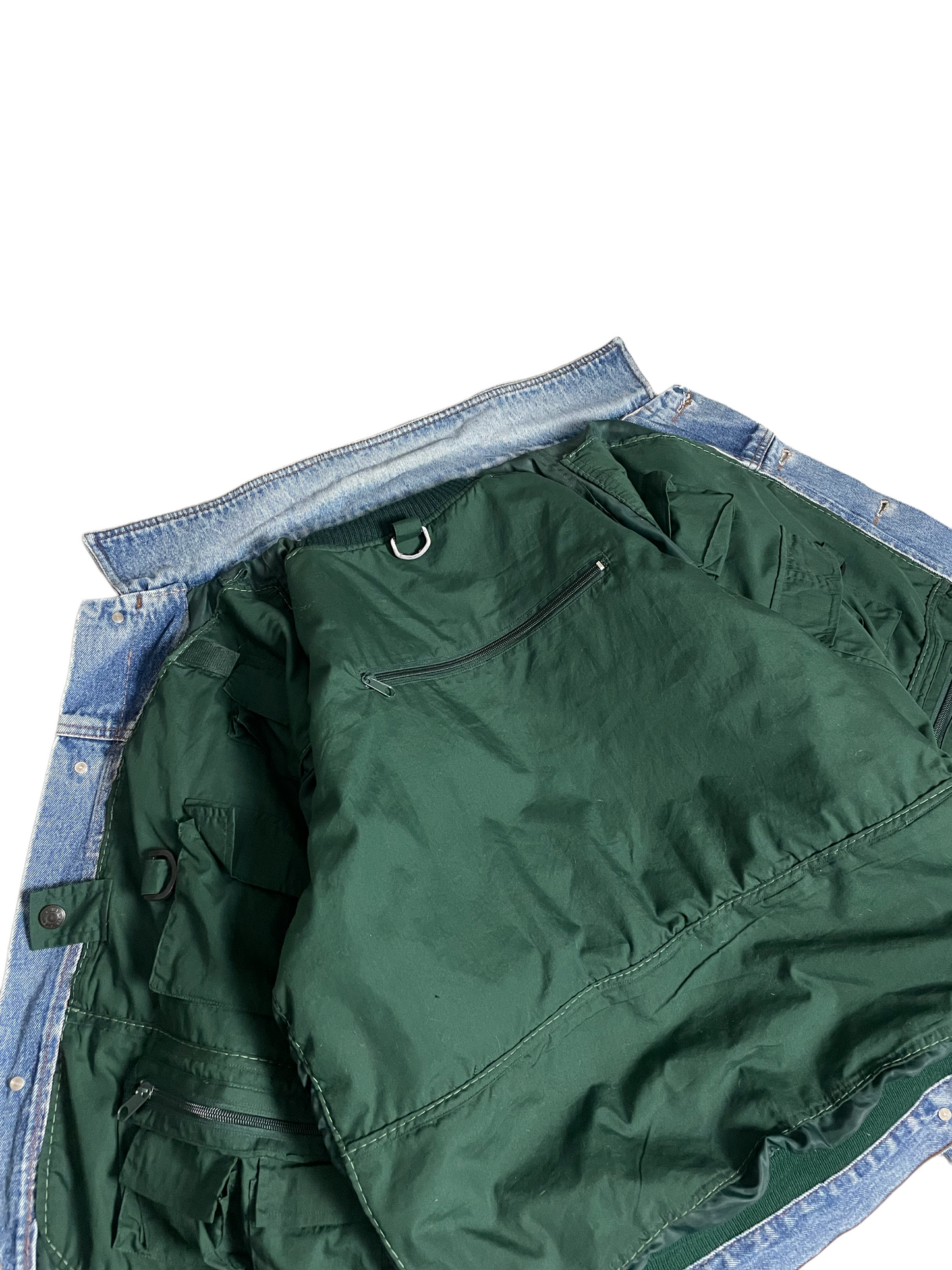 Reversible utility MA-1 trucker jacket Large
