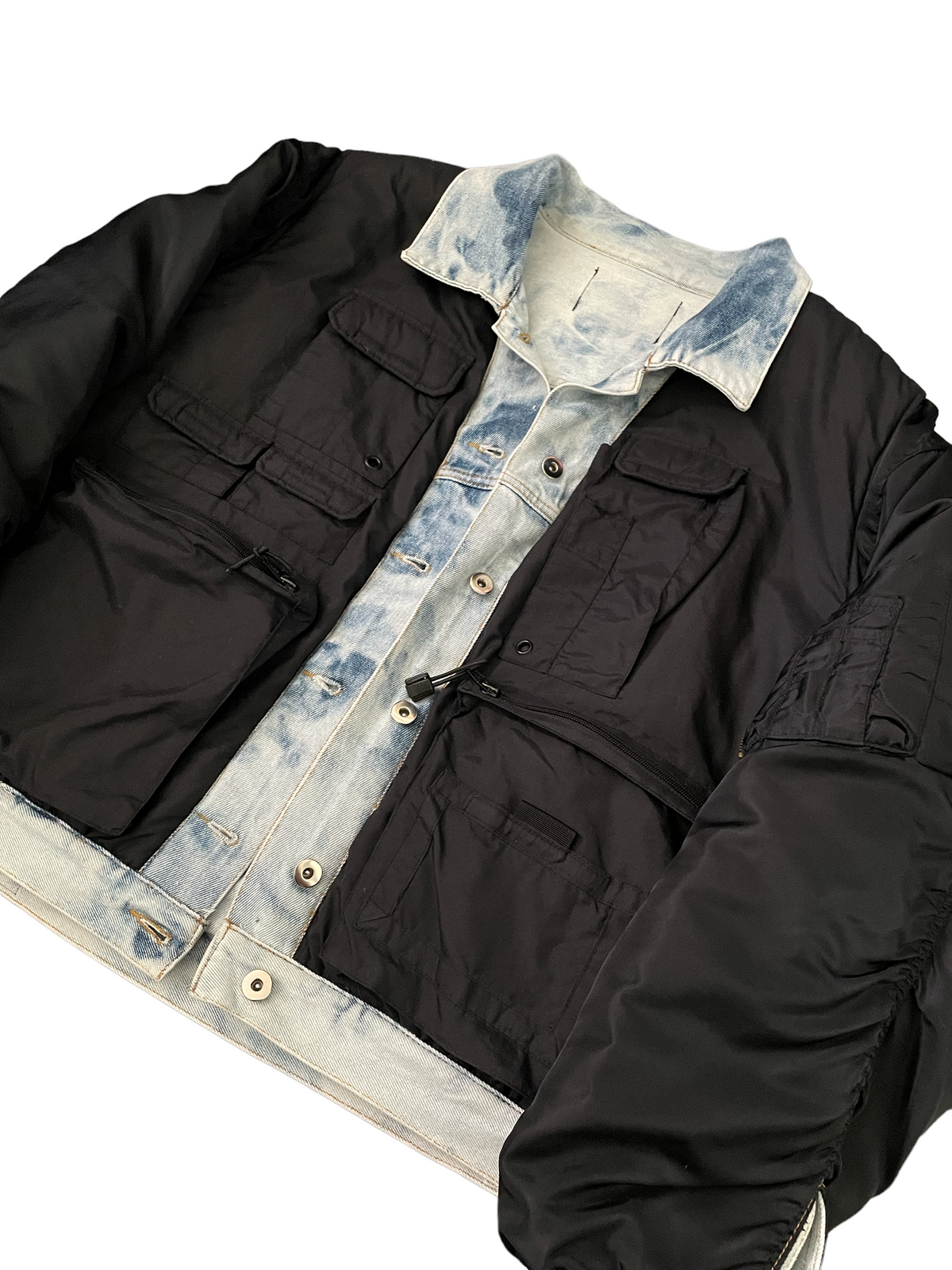 Reversible utility MA-1 trucker jacket Large