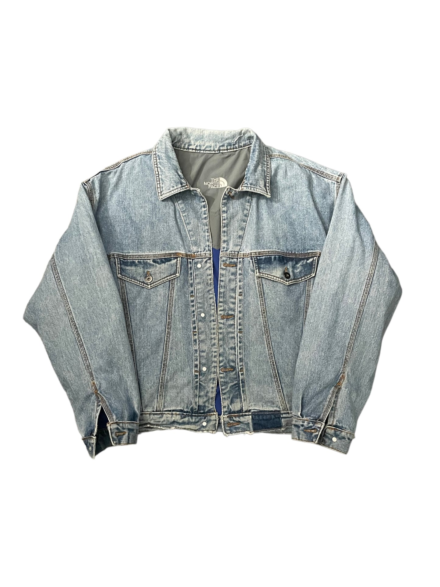 Reversible Northface Trucker Jacket Large