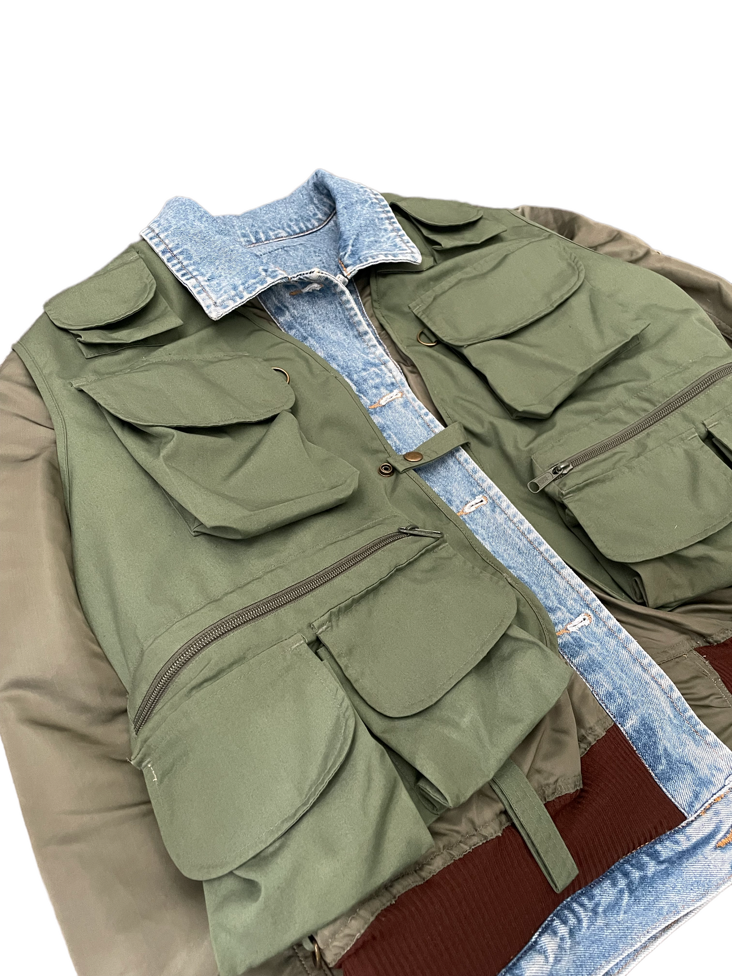 Reversible utility MA-1 bomber jacket Large