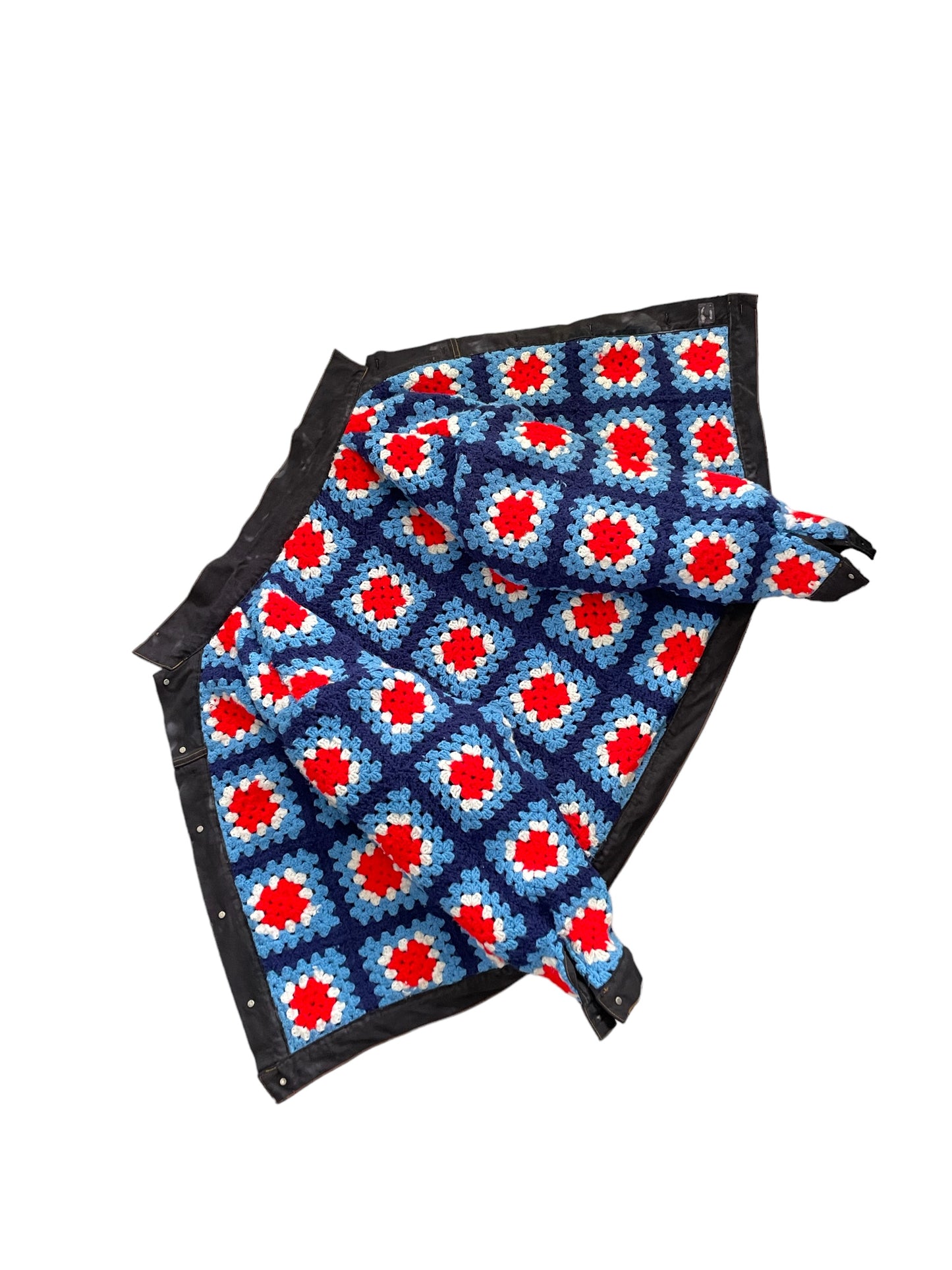 Reversible crochet trucker XXXL