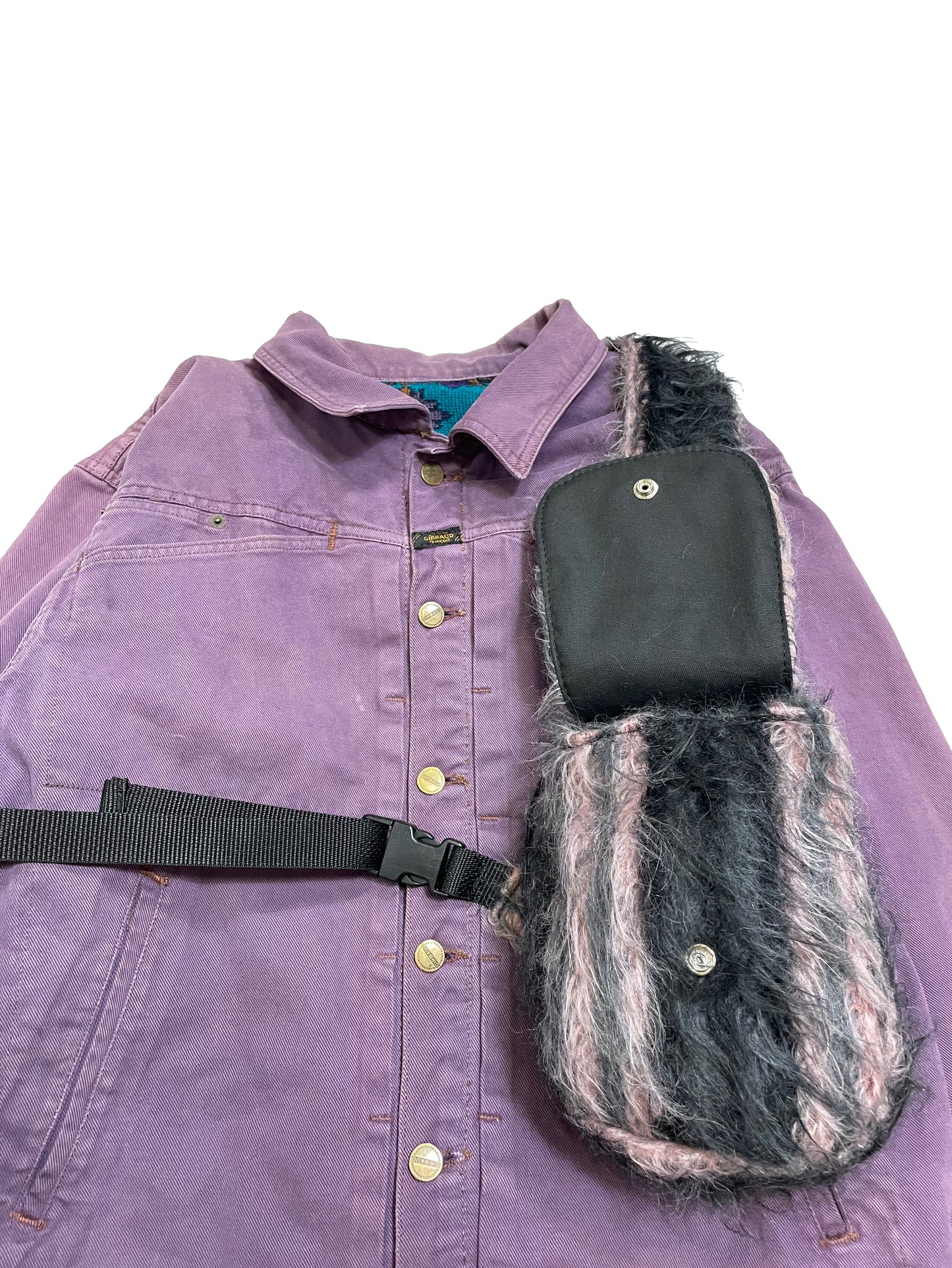 Reclaimed Mohair Sling bag