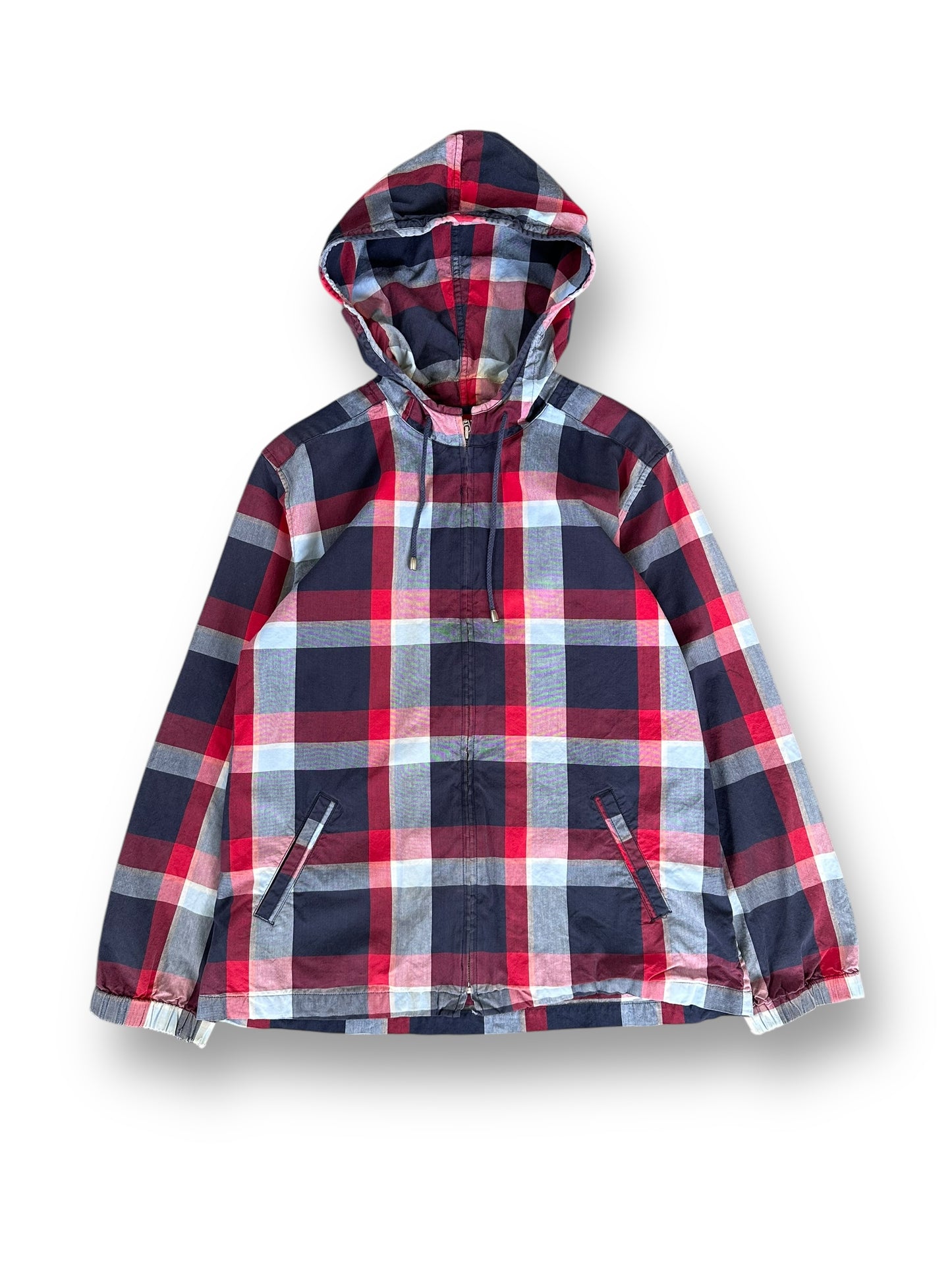 90s Plaid Anorak - Medium