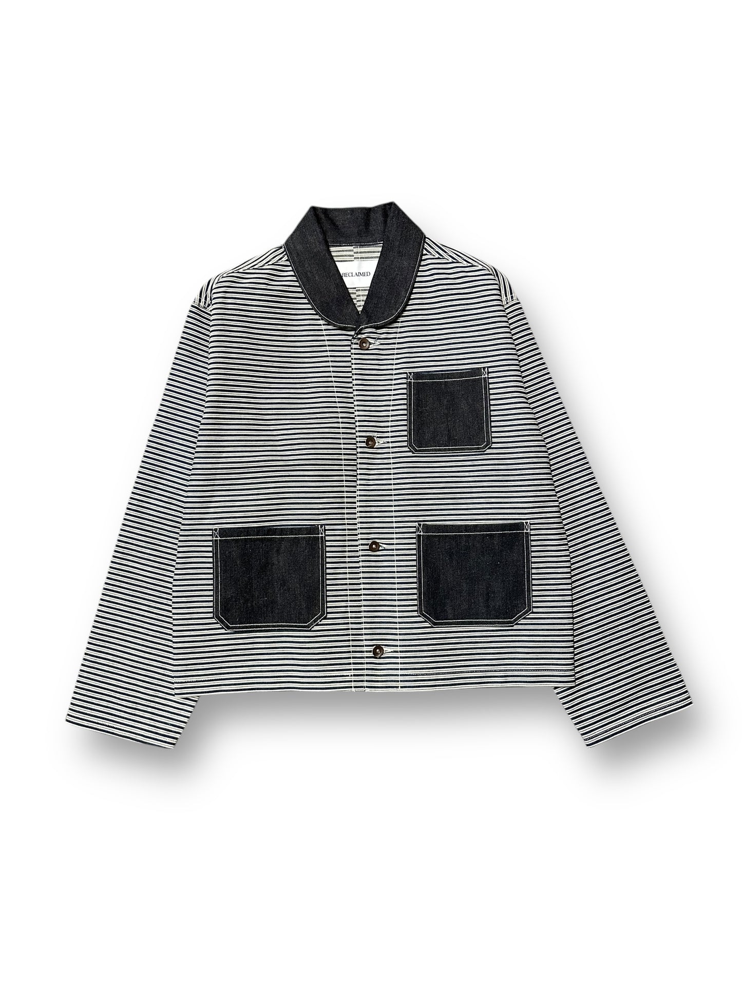 Striped Prison Jacket - (XL)