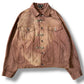 1/1 Sunfaded Fireman Trucker Jacket Small - (Large)