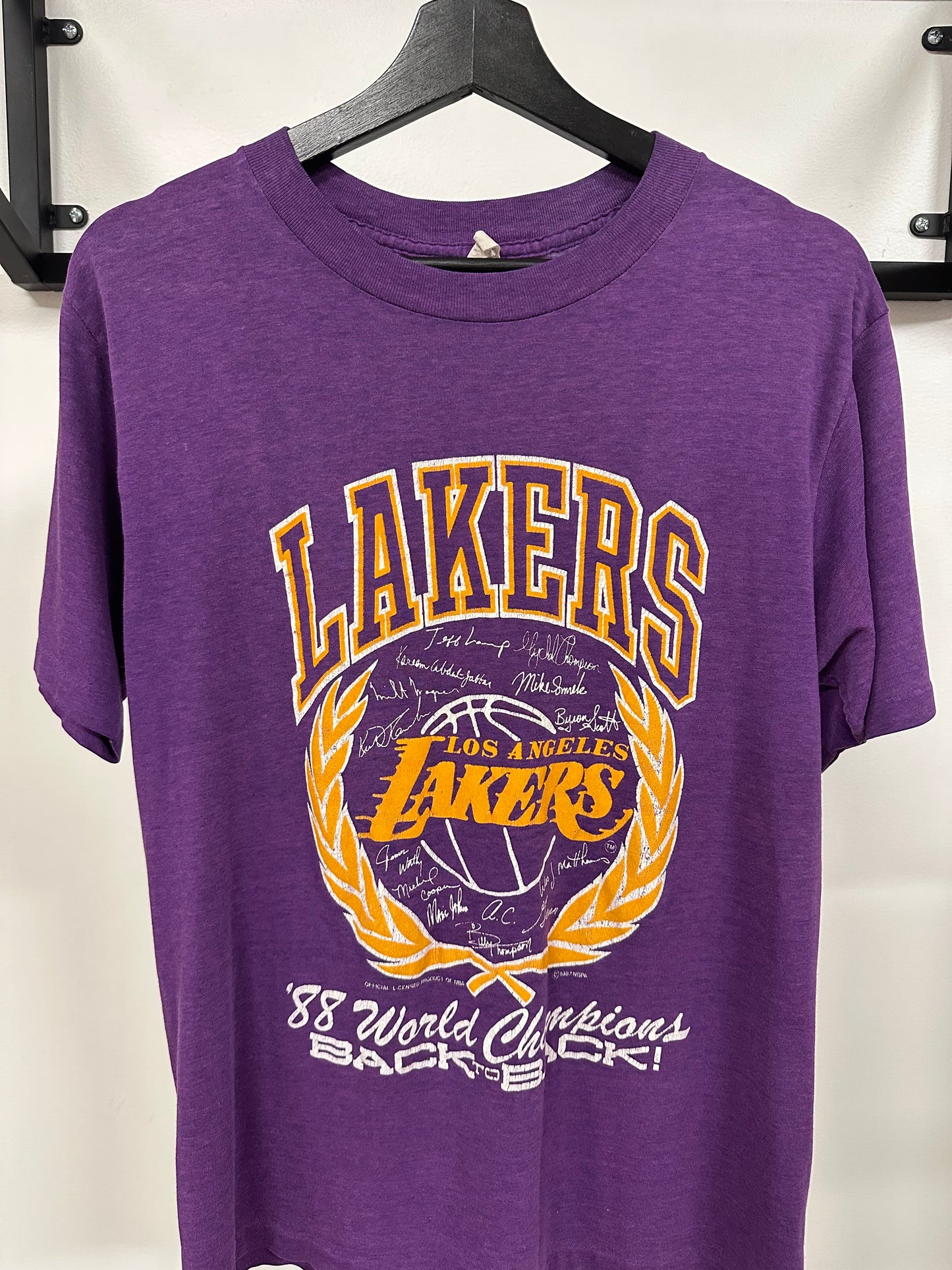 Vintage Lakers World Champions 1988 Shirt Large