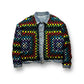 Reversible Crochet Trucker Jacket XXL