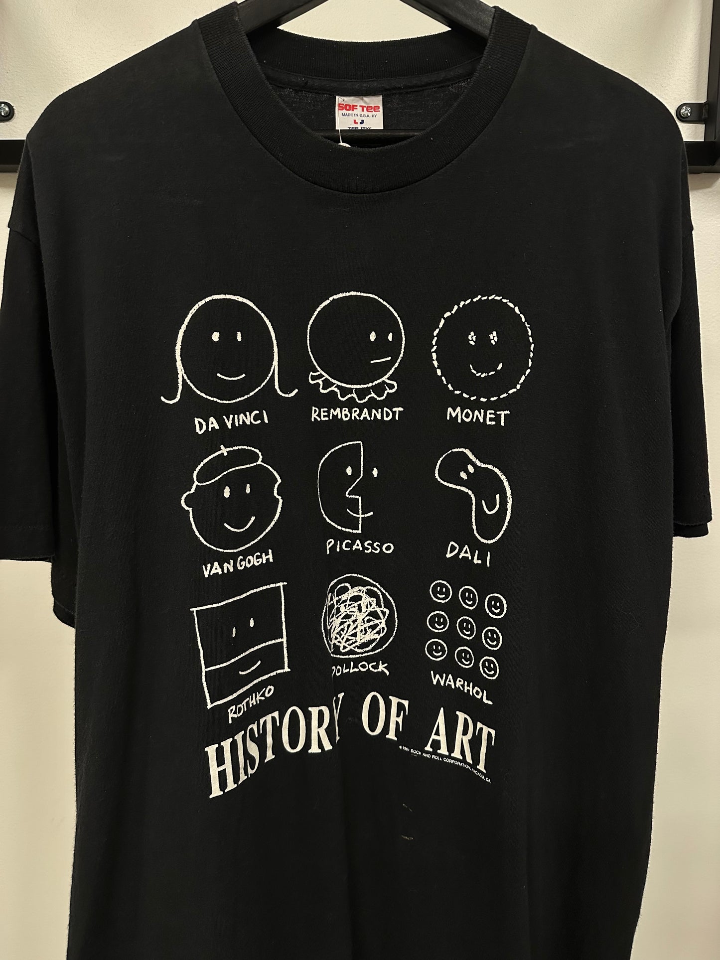 Vintage History of Art Shirt XL