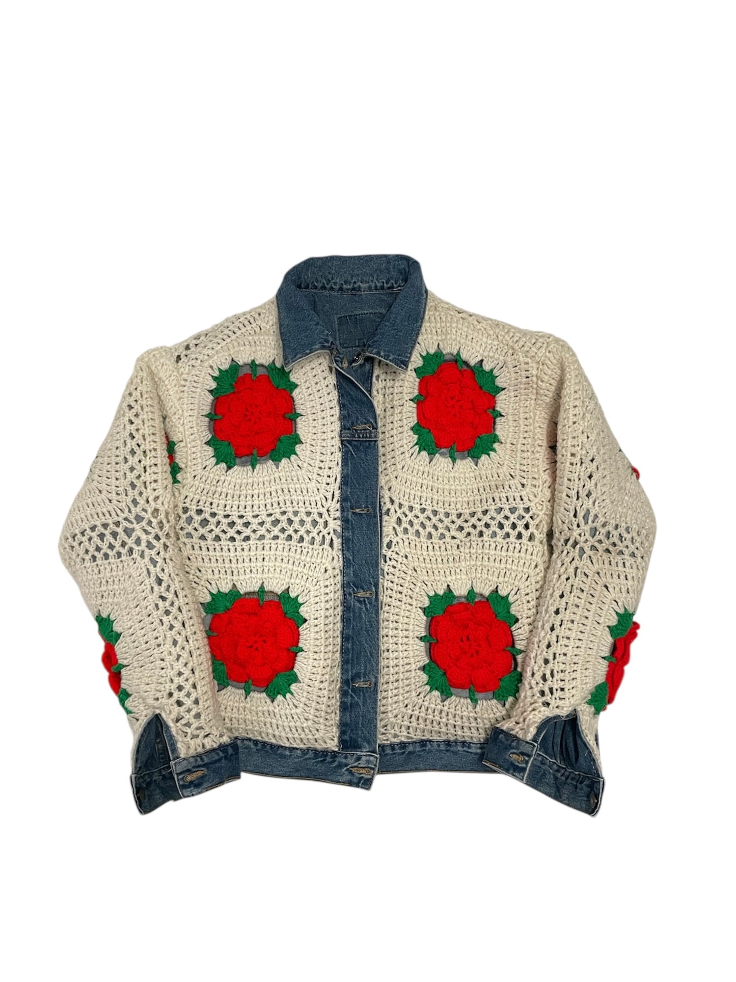 Reversible Crochet Trucker - XXL