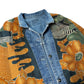 Reversible Kantha Trucker Jacket (XXL)