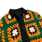 Reversible Crochet Trucker Jacket (Medium)