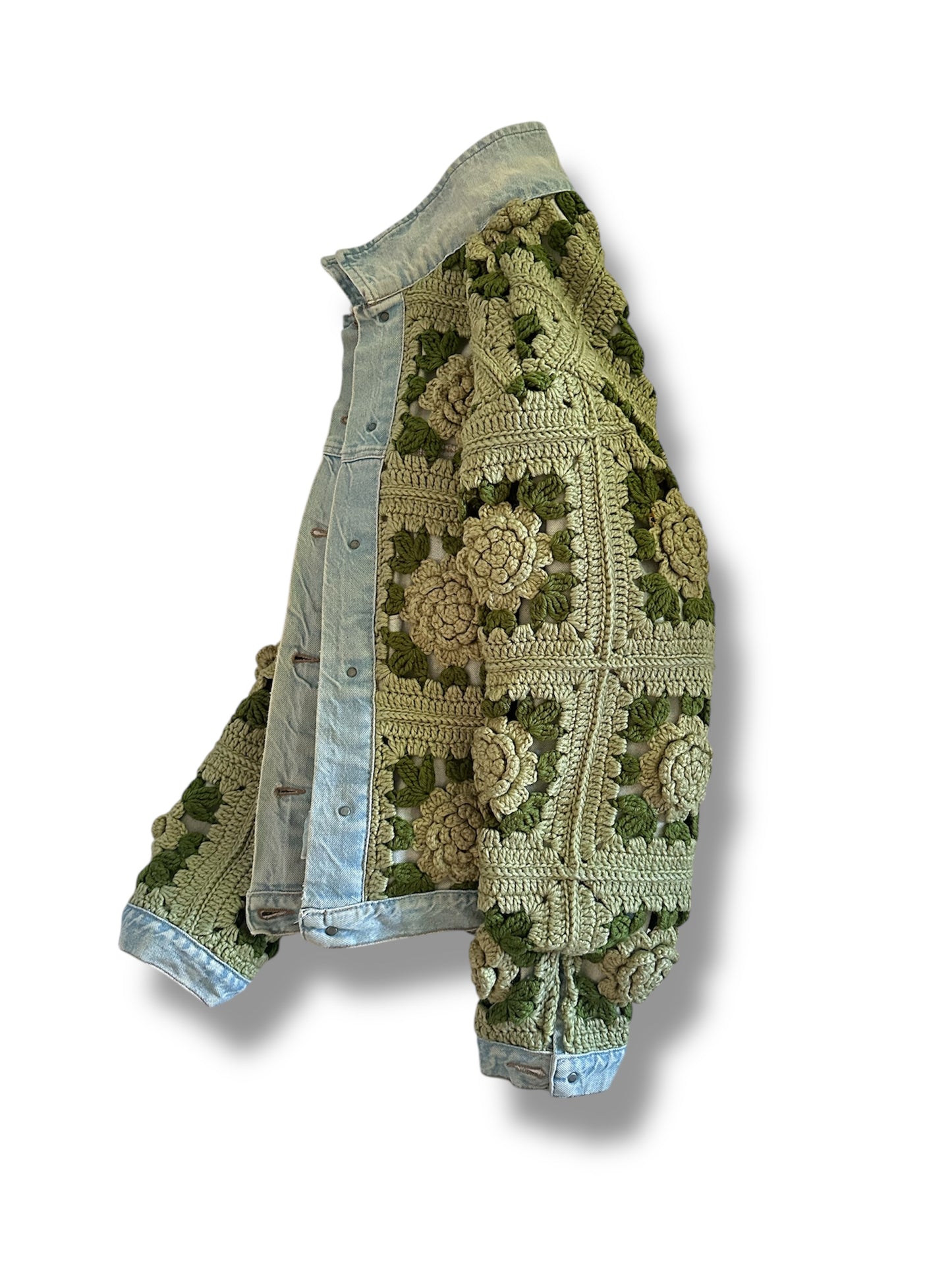 Reversible Crochet Trucker - (Large)