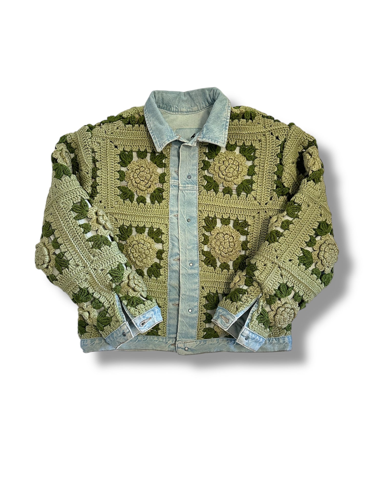 Reversible Crochet Trucker - (Large)