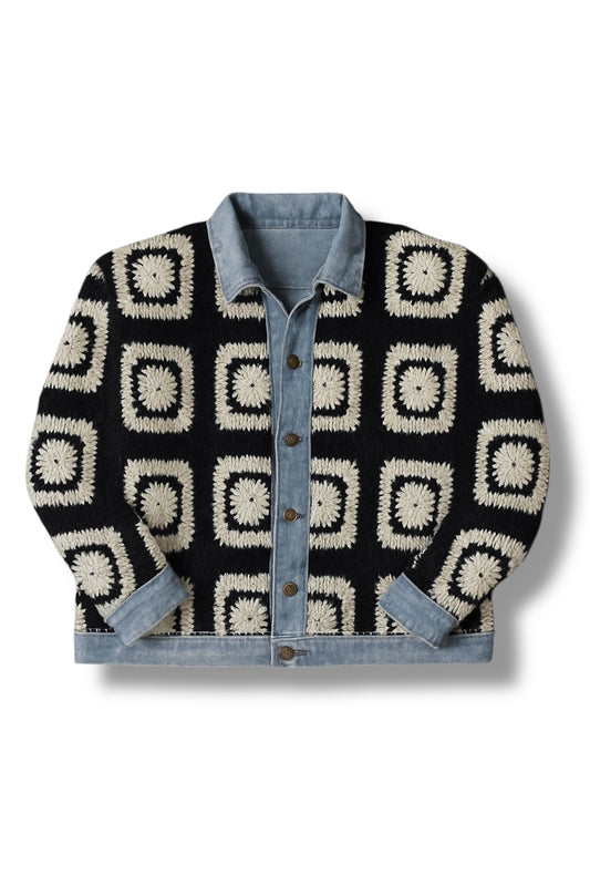 Reversible Crochet Trucker - (Small - XL)