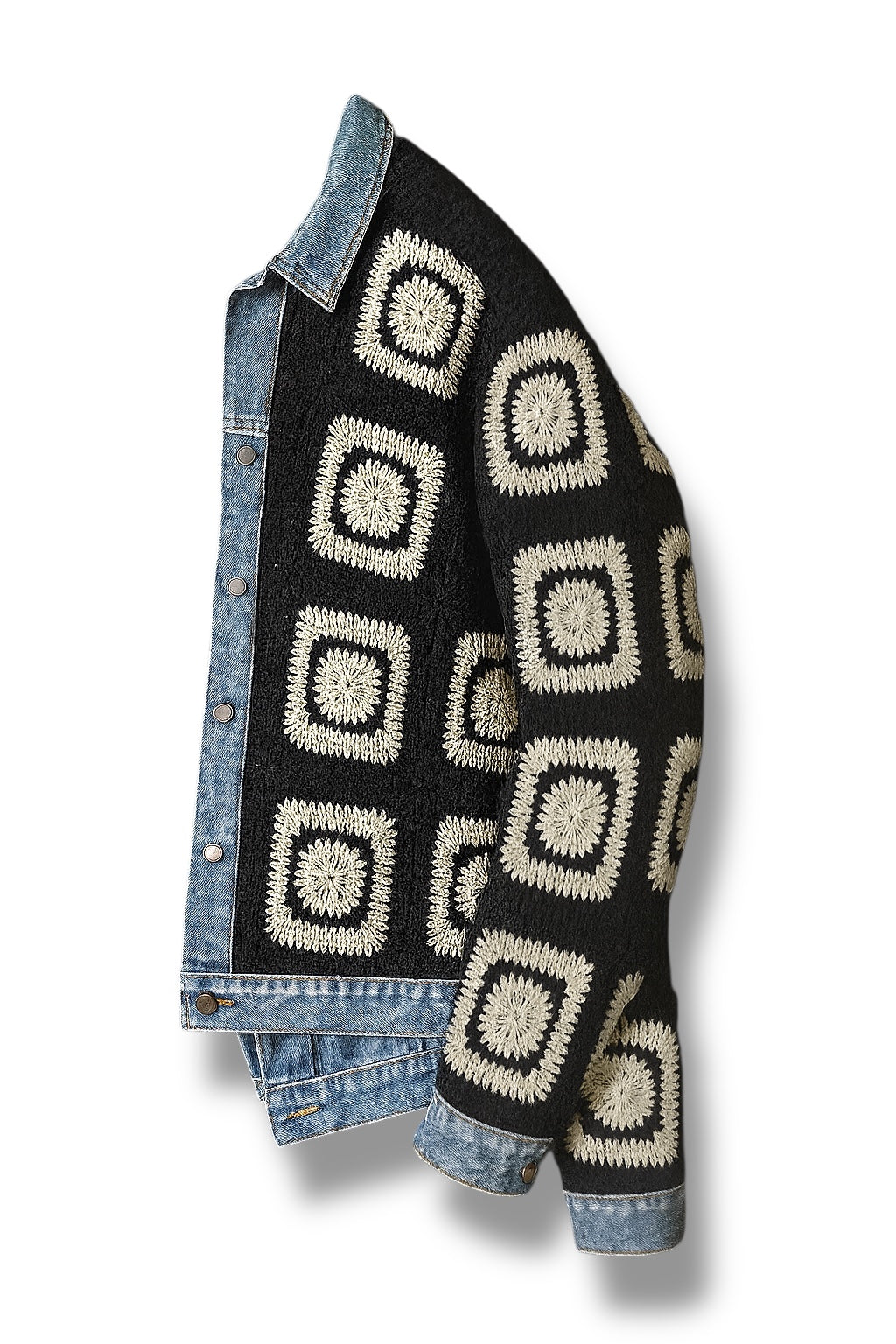 Reversible Crochet Trucker - (Small - XL)