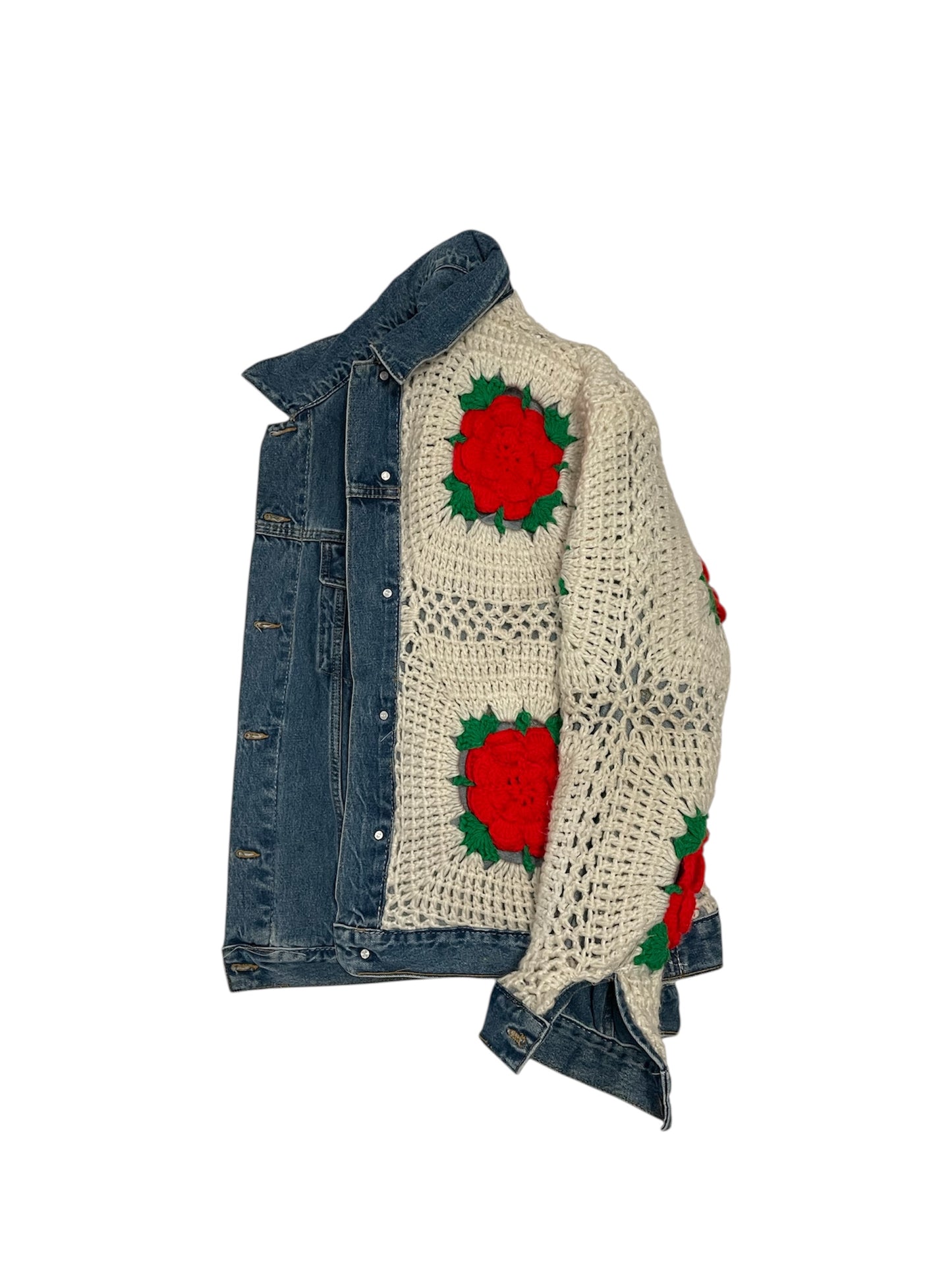 Reversible Crochet Trucker - XXL