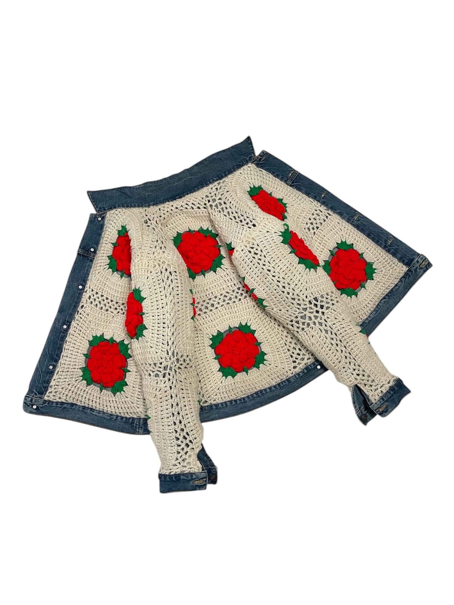 Reversible Crochet Trucker - XXL