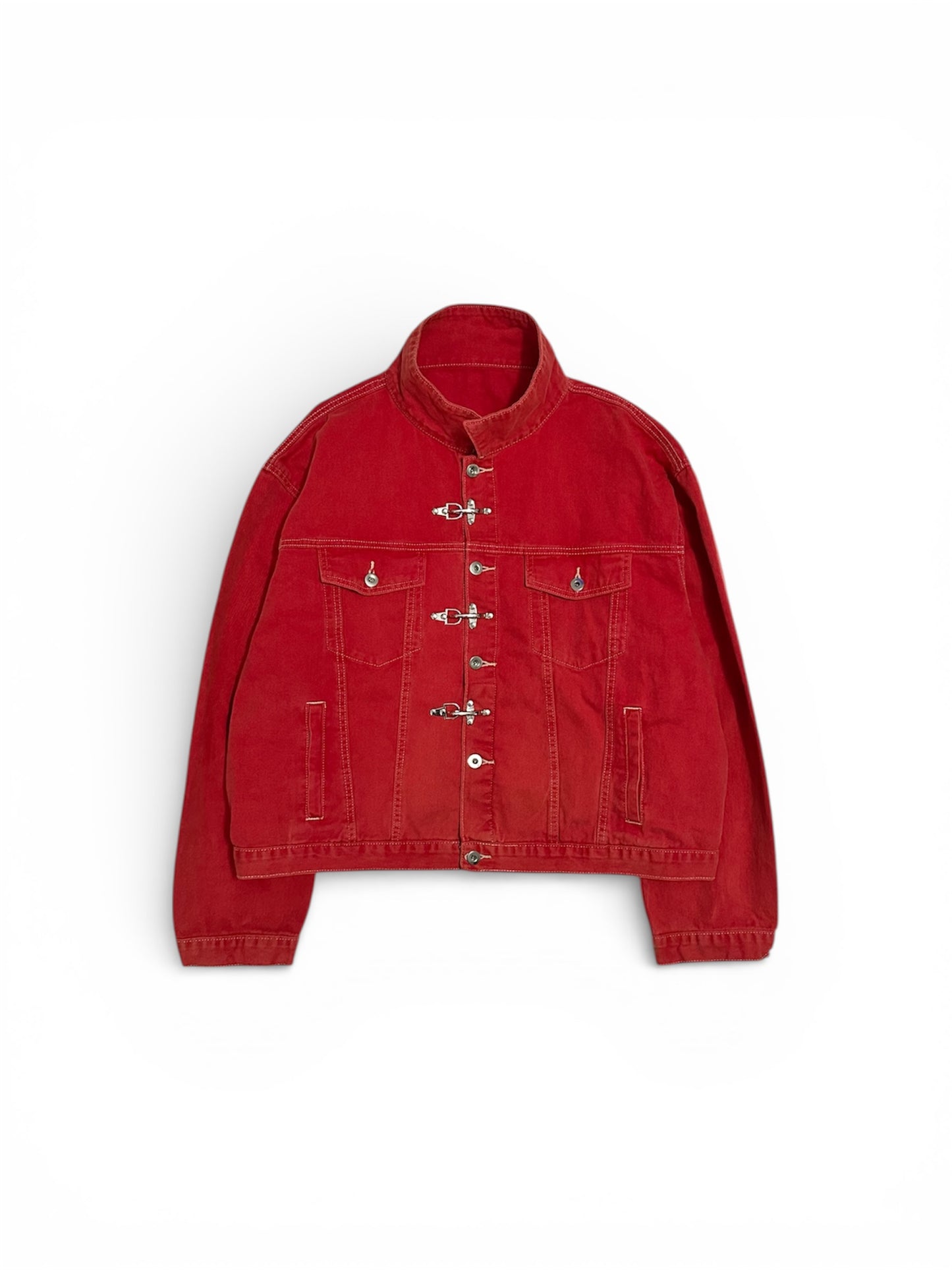 Sun Faded Fireman clasp Trucker - (Boxy Large)