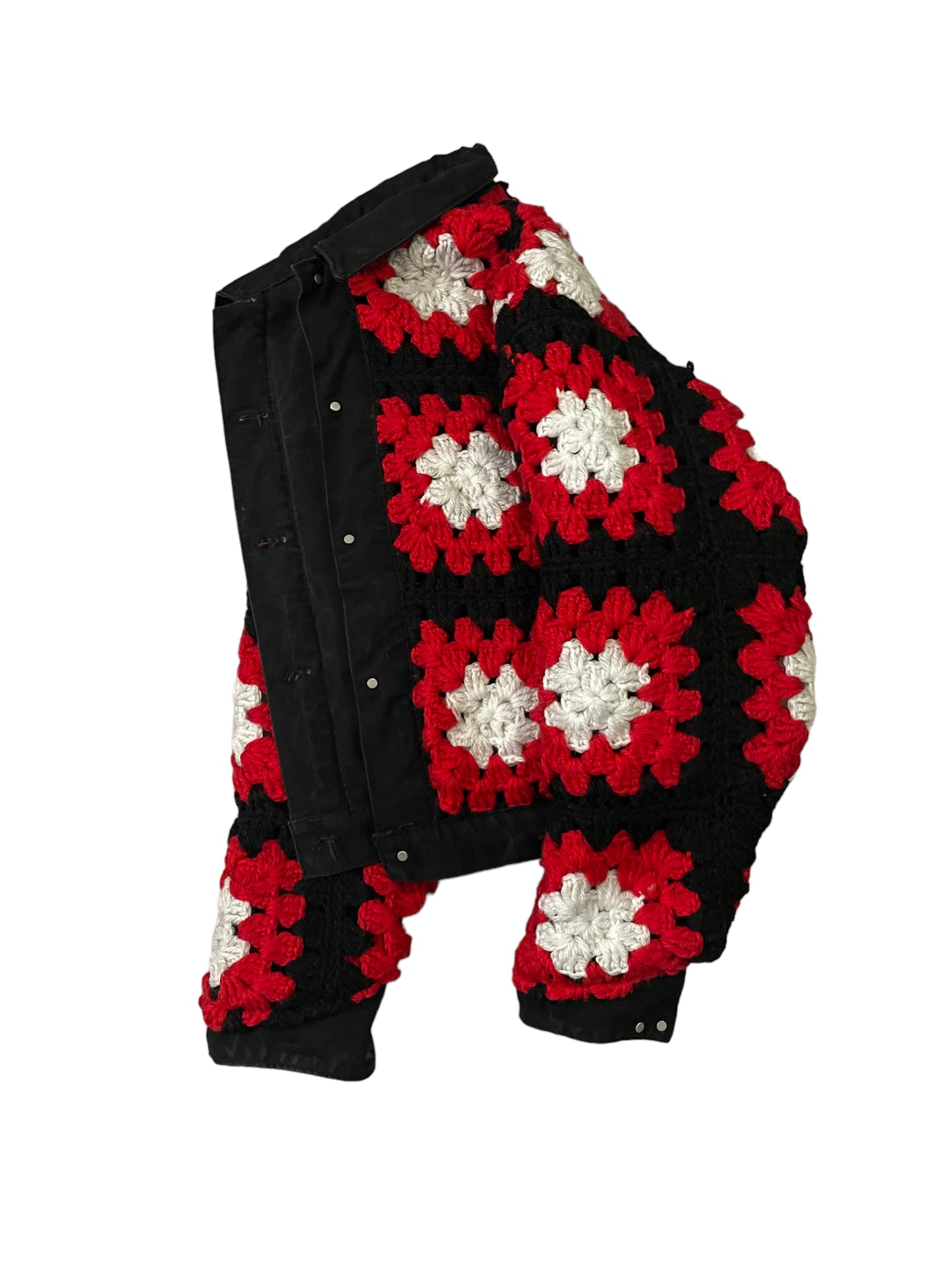 Reversible Crochet Carhartt Trucker Jacket XL