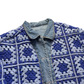 Reversible crochet trucker jacket Medium