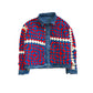 Reversible Crochet Trucker Jacket XL