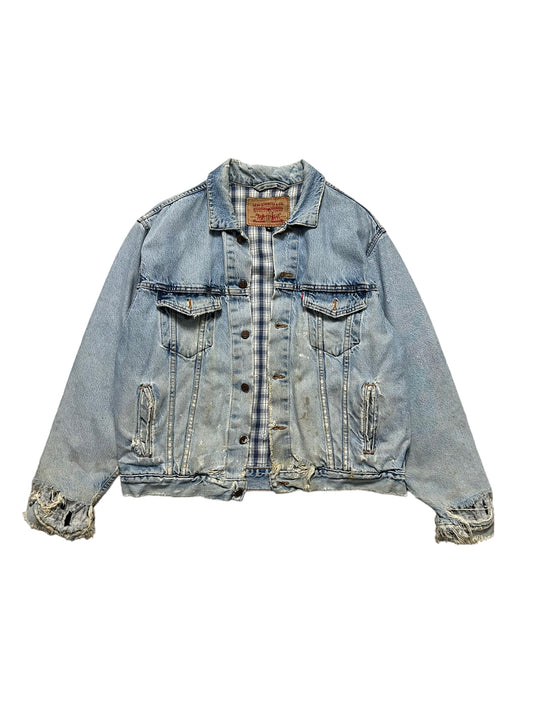 Vintage thrashed Levi’s jacket Large