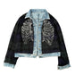 Defective Garments x Reclaimed Ribcage Mohair Reversible Trucker Jacket Small