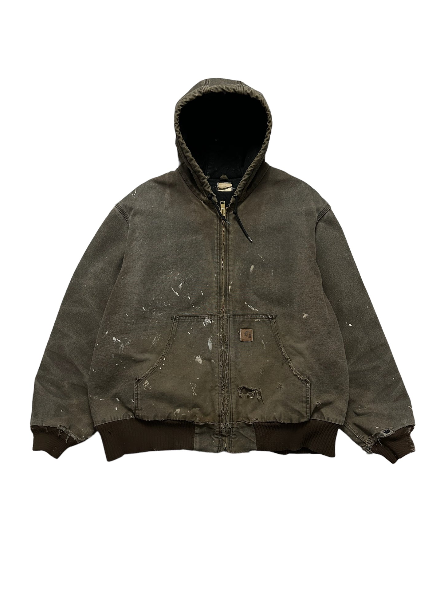 Vintage Carhartt hooded jacket XL